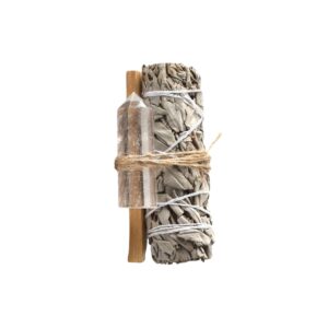 polished-crystal-tower-with-white-sage-palo-santo