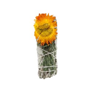 white-sage-cedar-and-yellow-orange-flower