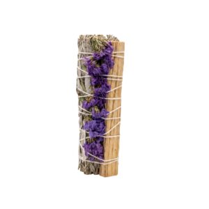 White Sage Palo Santo with Purple Sea Lavender