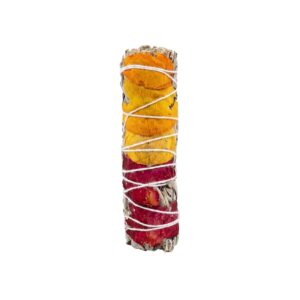 white-sage-yellow-red-rose-petals