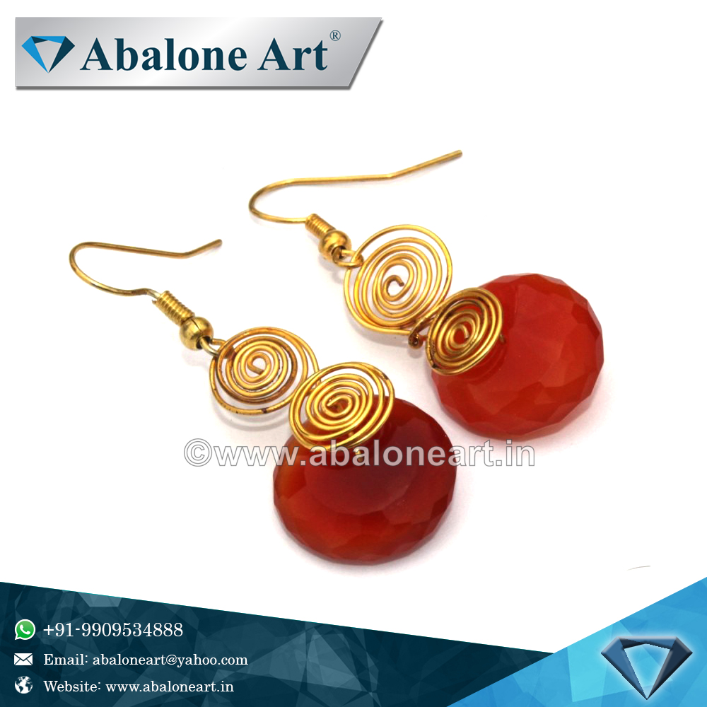 GEMSTONE EARRING- Product Name