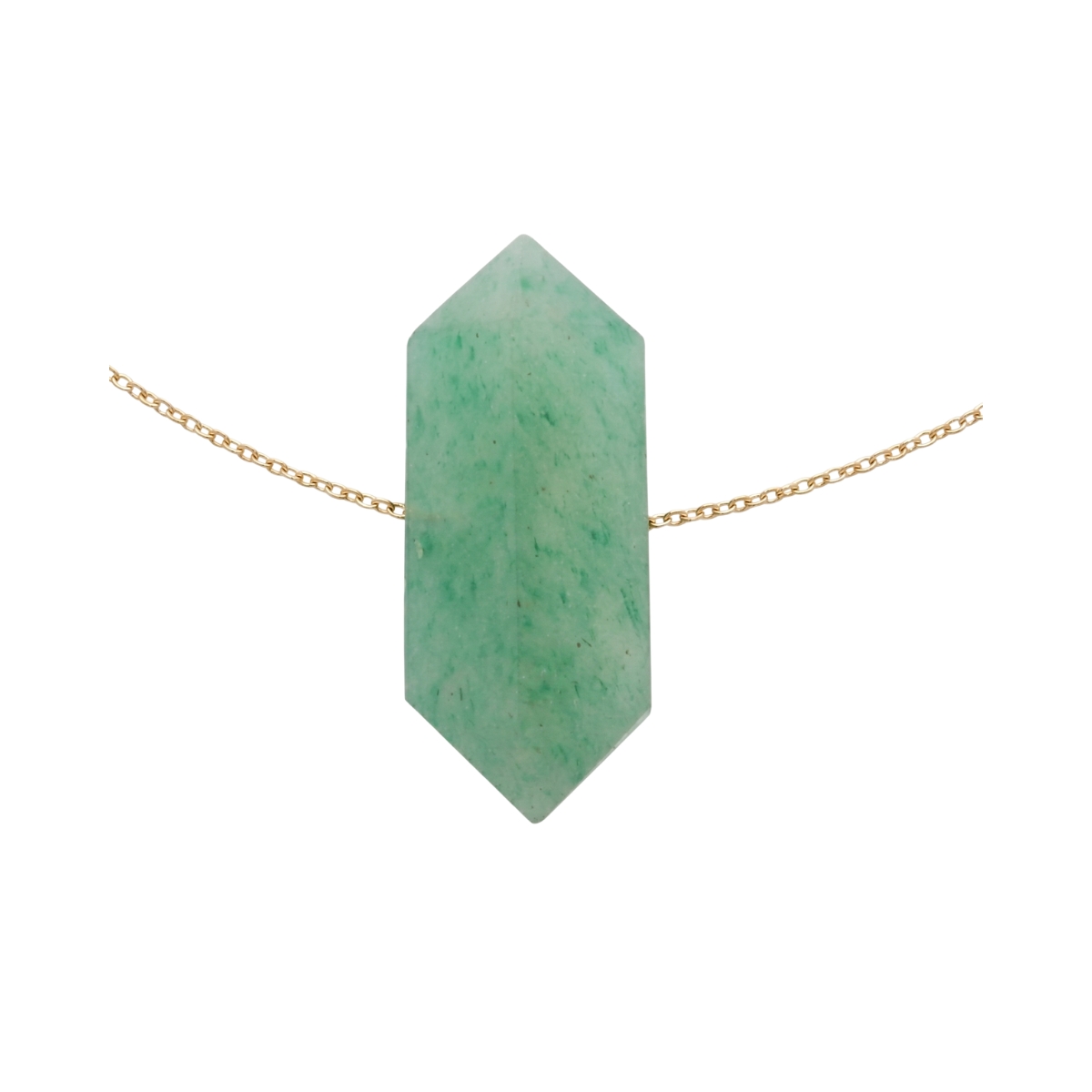 Green Aventurine Side Drilled DP