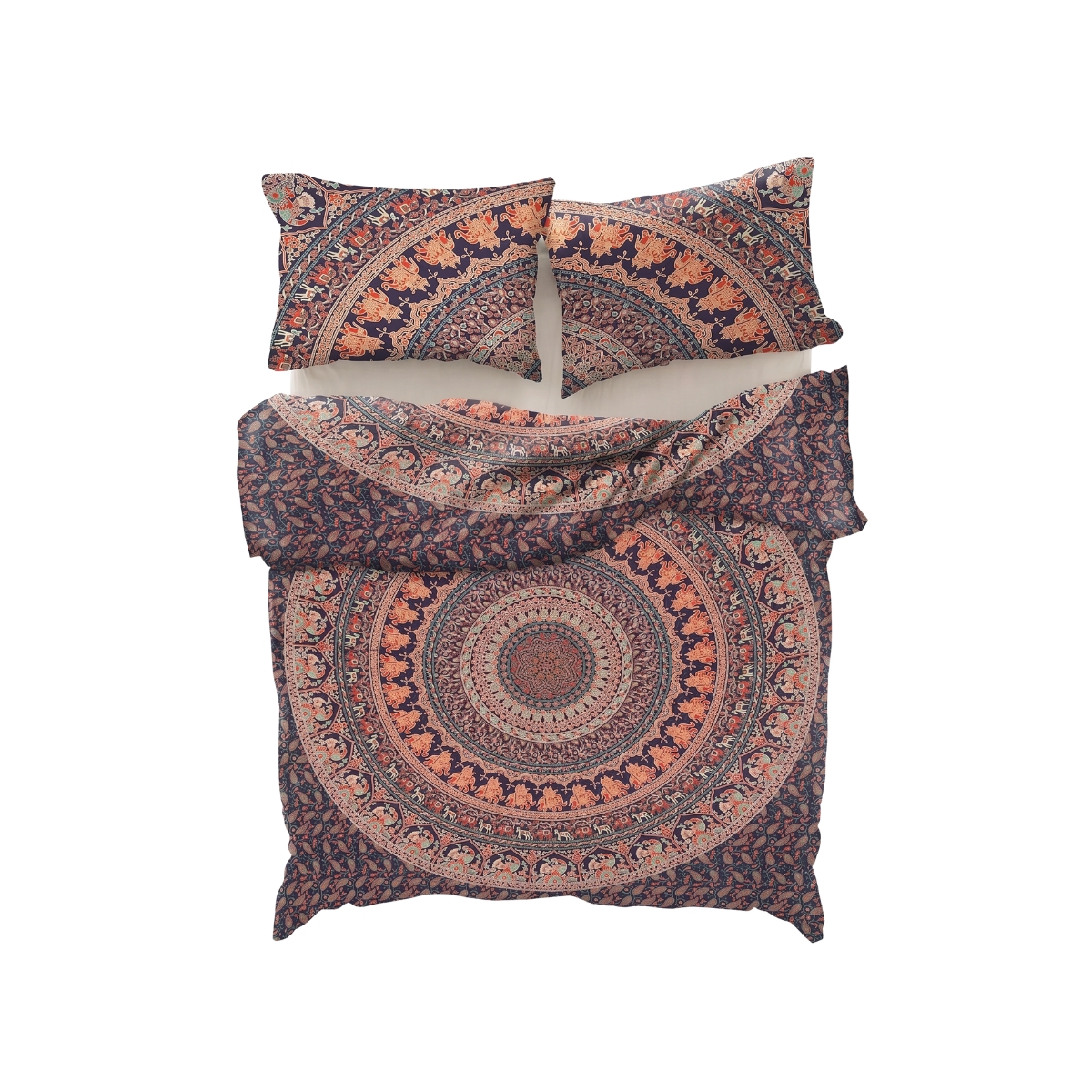 Mandala Print Cotton Bedsheet Set