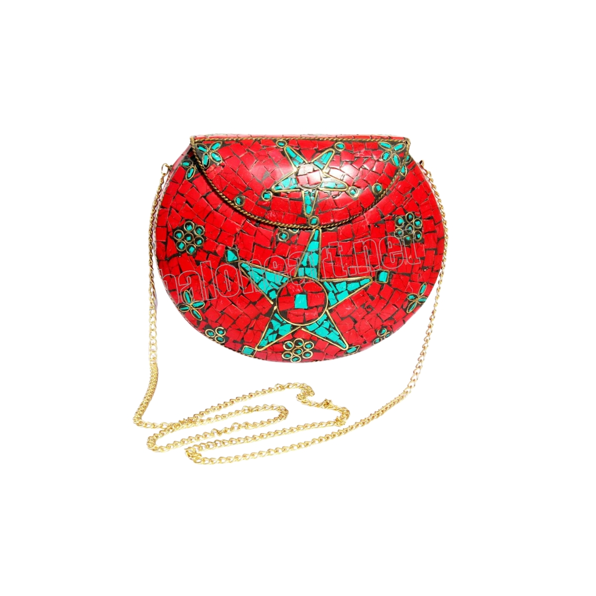 Mossaic Inlay Handmade Purse