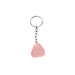 Rose Quartz Keychain